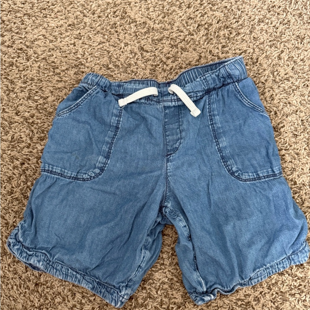 Kids Blue Denim Shorts